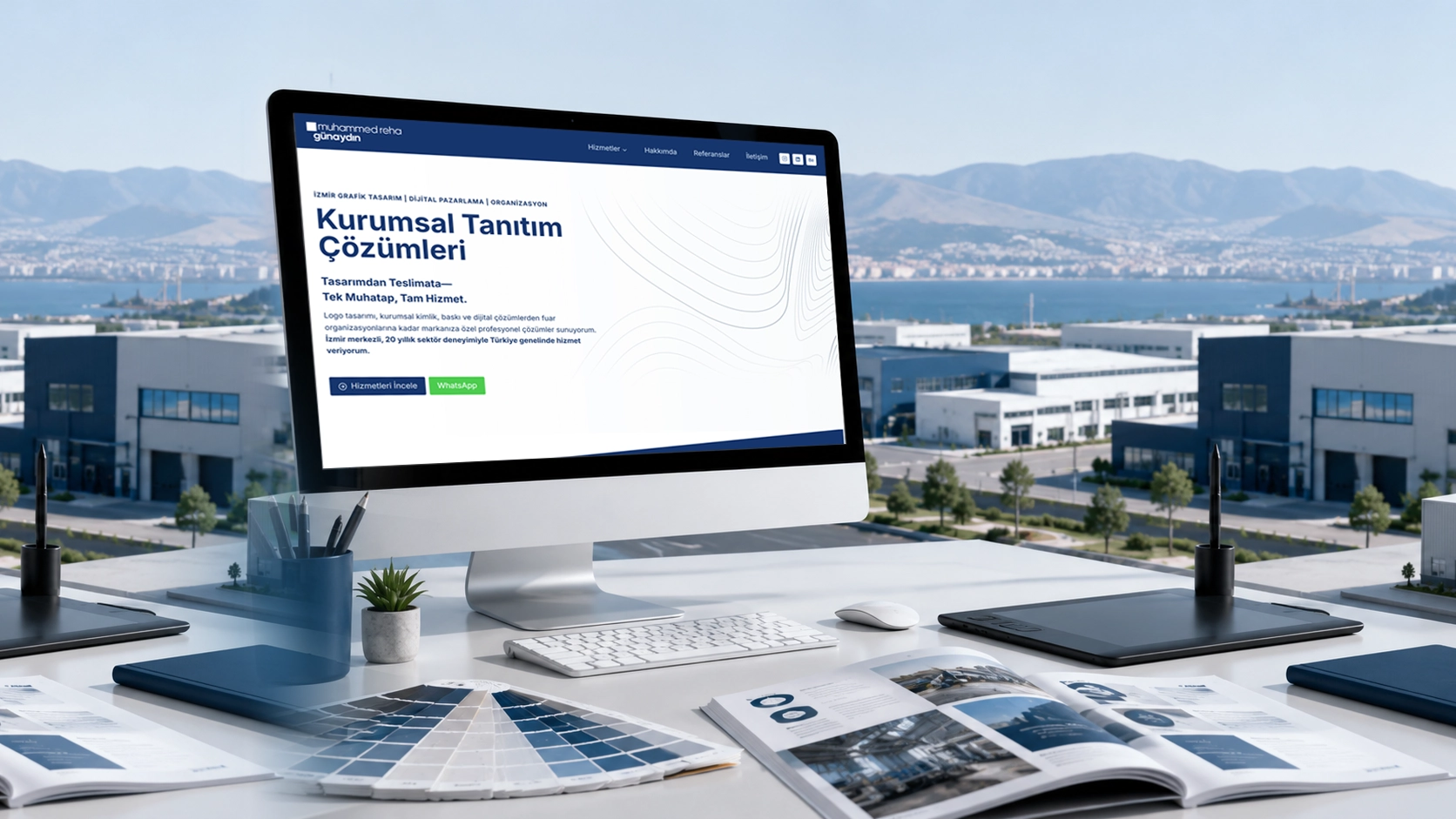 İzmir grafik tasarım hizmeti; sanayi firmaları ve KOBİ’ler için kurumsal iletişim çözümleri.